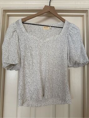 Nation ltd puff sleeve top